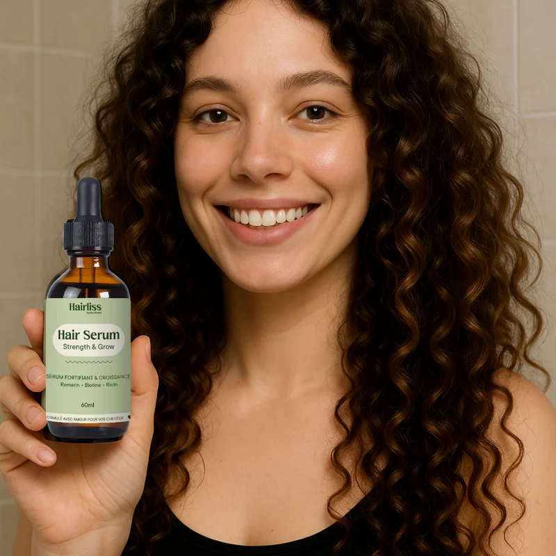 Sérum fortifiant et croissance cheveux bouclés 60ml