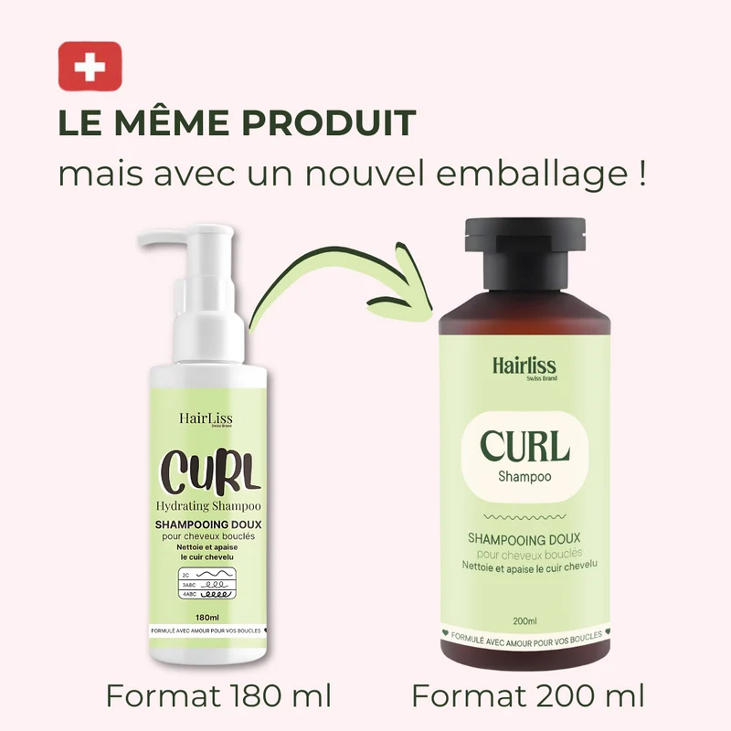 Shampooing doux et hydratant
