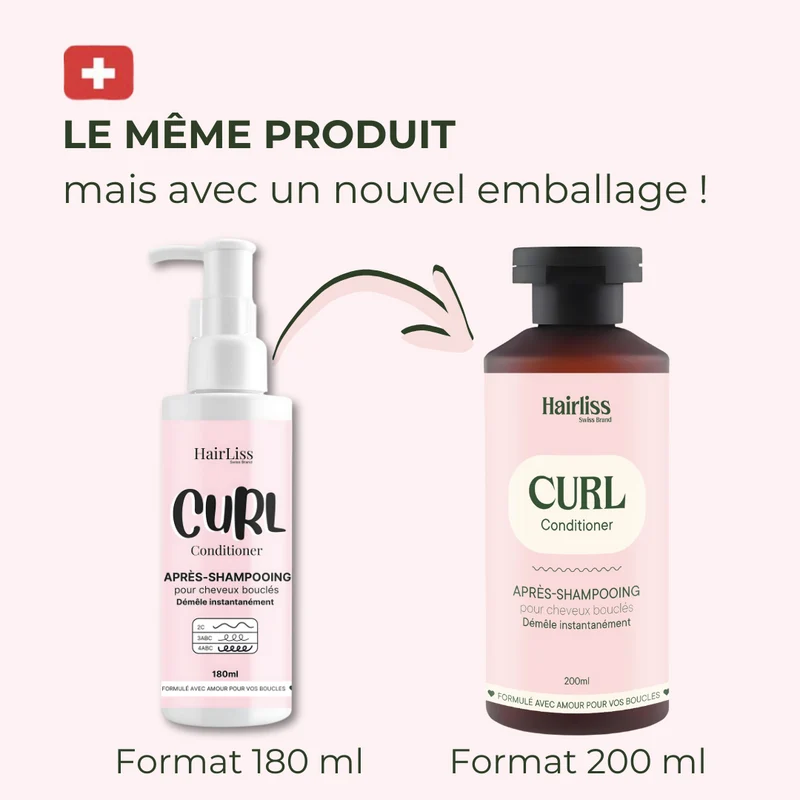 Après-shampoing Démêlant Cheveux bouclés