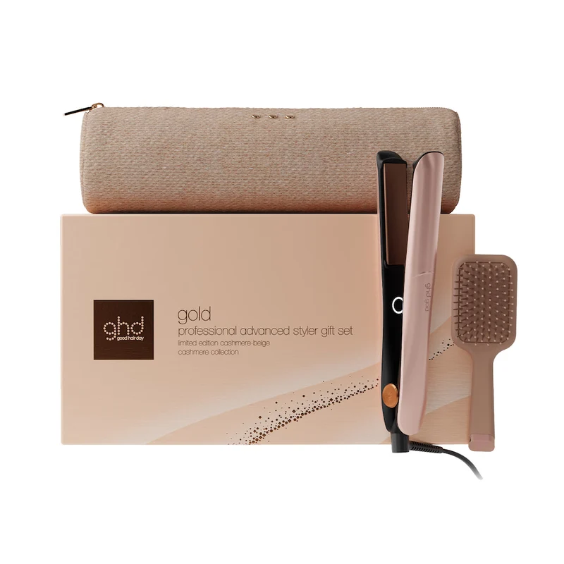 Gold Hair Straightener Cashmere Beige