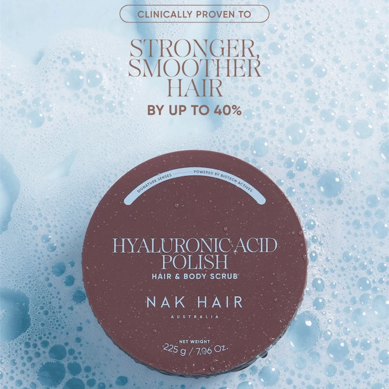 Senses Hyaluronic Acid Polish Hair & Body Scrub 225g