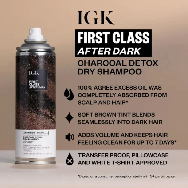 FIRST CLASS AFTER DARK Charcoal Detox Dry Shampoo 243ml