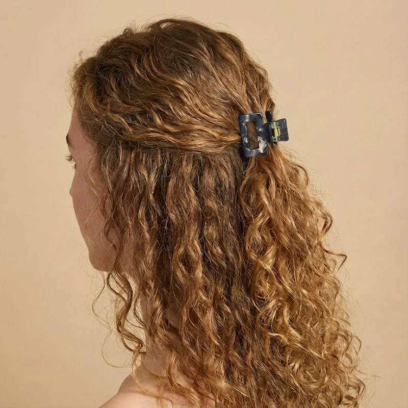 SARI CURLS | Haarklammer Onyx - XS