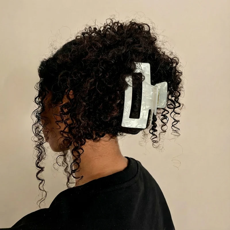 SARI CURLS | Haarklammer Ivory - XL