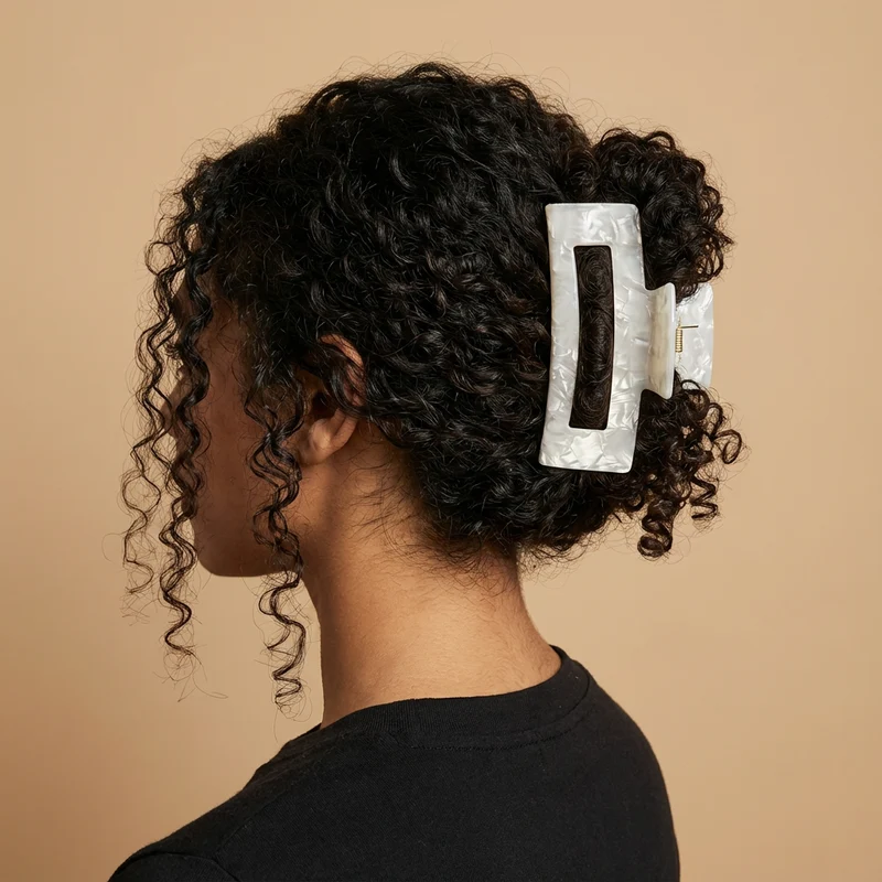 SARI CURLS | Haarklammer Ivory - XL