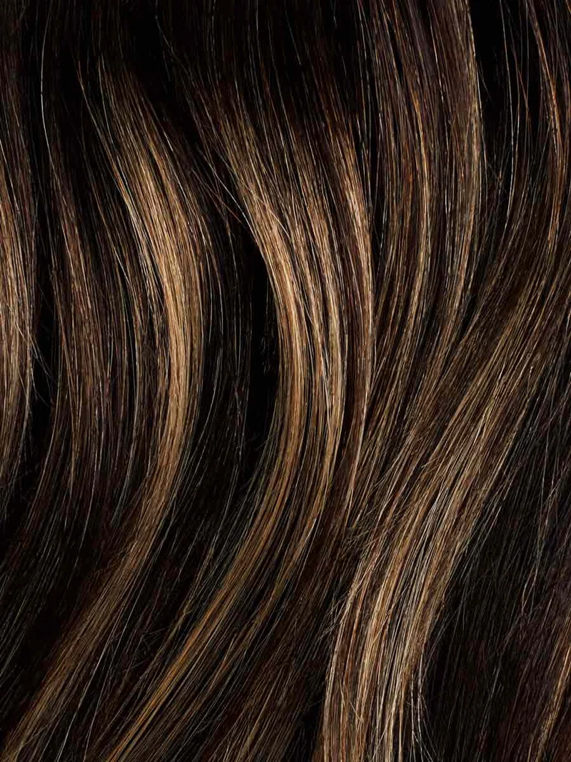 18" Effortless Tape-Ins Dark Brown Balayage (45g)