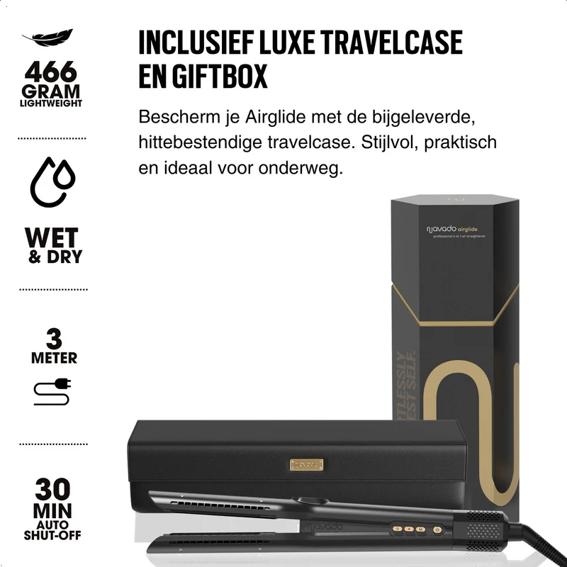 Airglide Wet-to-Dry stijltang
