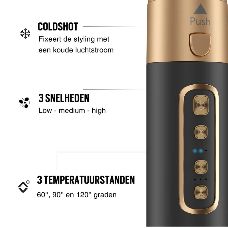 Easystyler Pro - Airstyler zwart