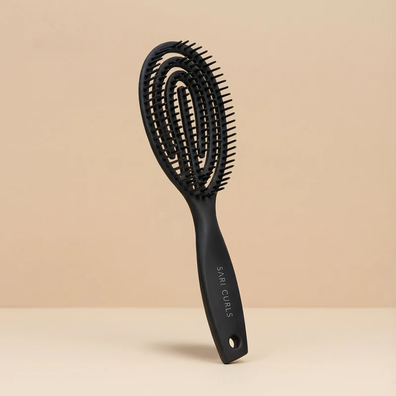 SARI CURLS | Detangling Brush - Black Edition