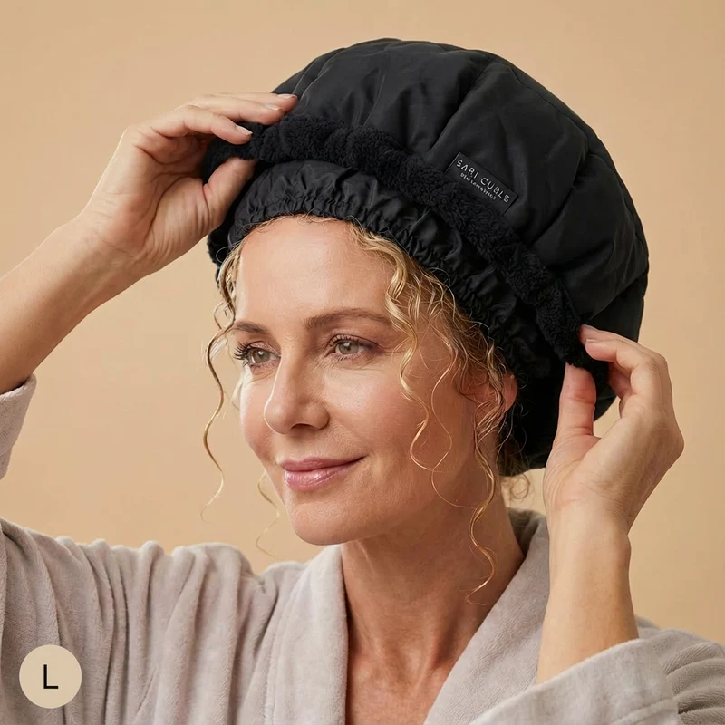 SARI CURLS | Flaxseed Heat Cap - L