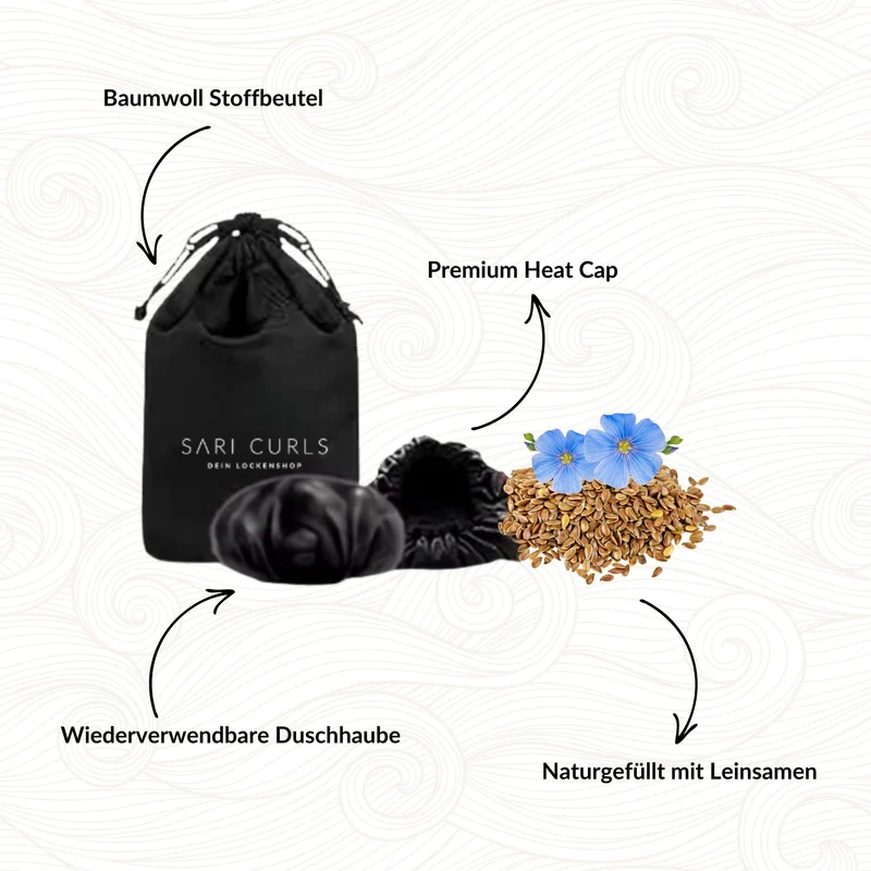 SARI CURLS | Flaxseed Heat Cap - L
