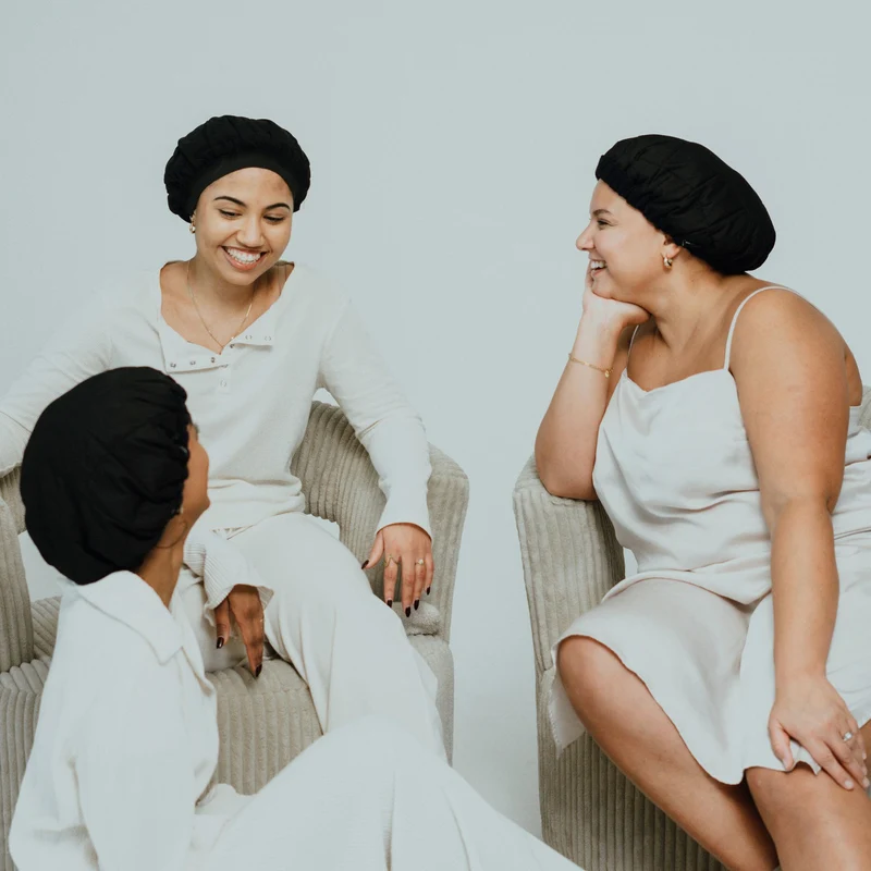 SARI CURLS | Flaxseed Heat Cap - L
