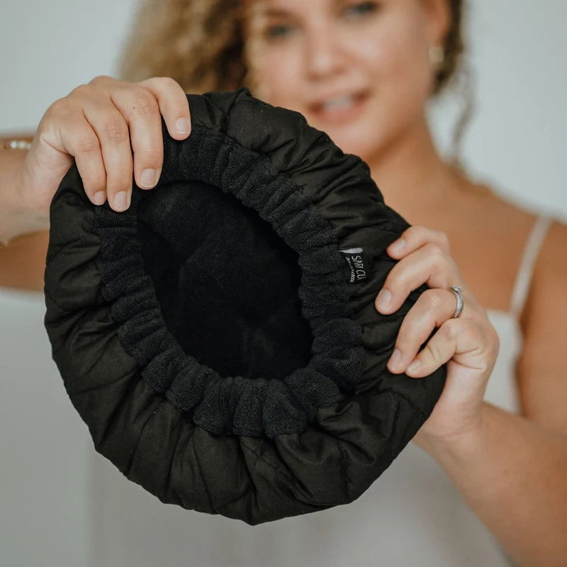 SARI CURLS | Flaxseed Heat Cap - L