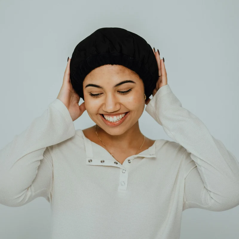 SARI CURLS | Flaxseed Heat Cap - L
