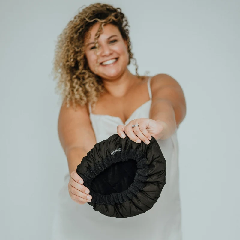 SARI CURLS | Flaxseed Heat Cap - L
