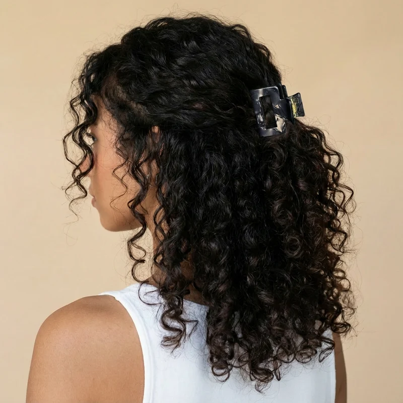SARI CURLS | Haarklammer Onyx - S