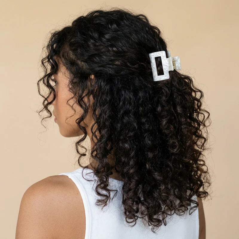 SARI CURLS | Haarklammer Ivory - S
