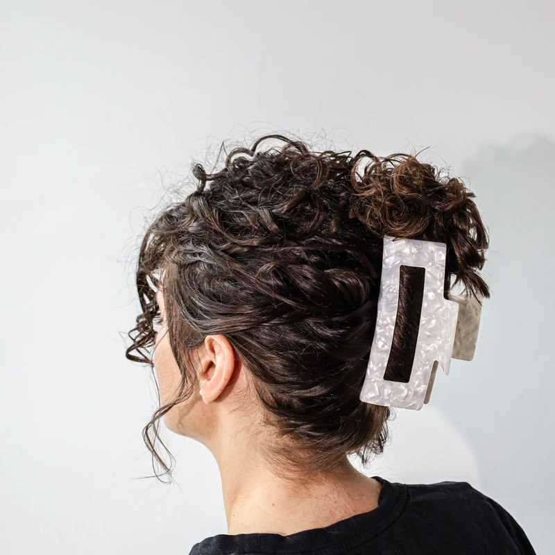 SARI CURLS | Haarklammer Ivory - M