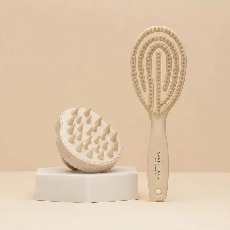 SARI CURLS | Scalp & Detangle Brush Set