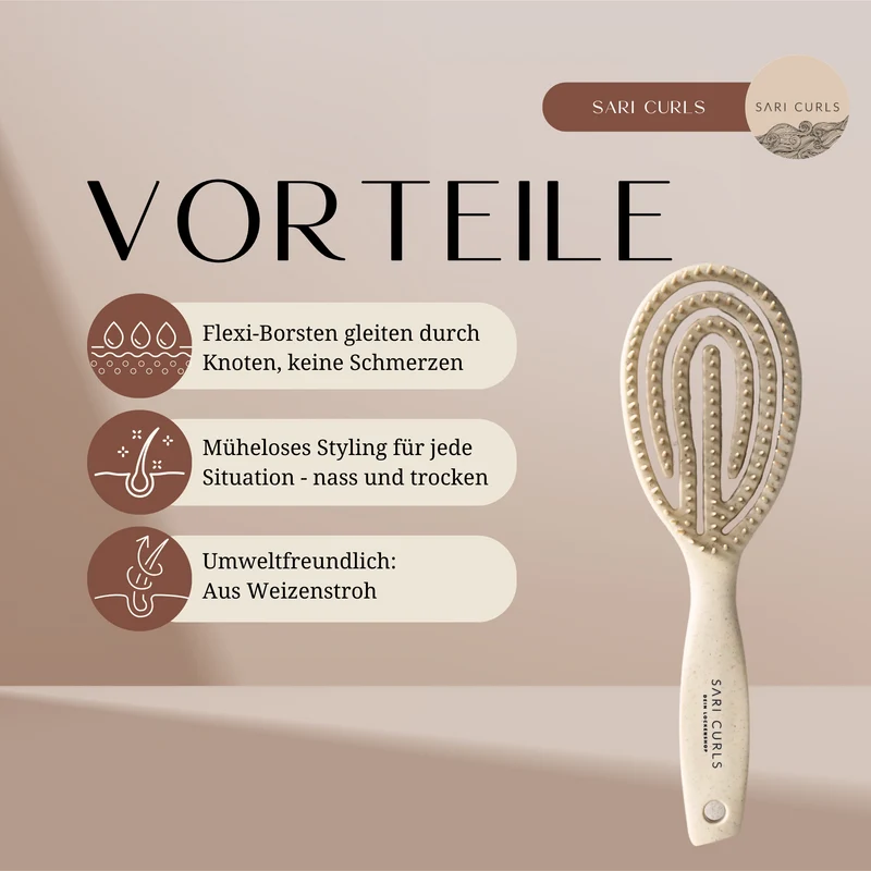 SARI CURLS | Scalp & Detangle Brush Set