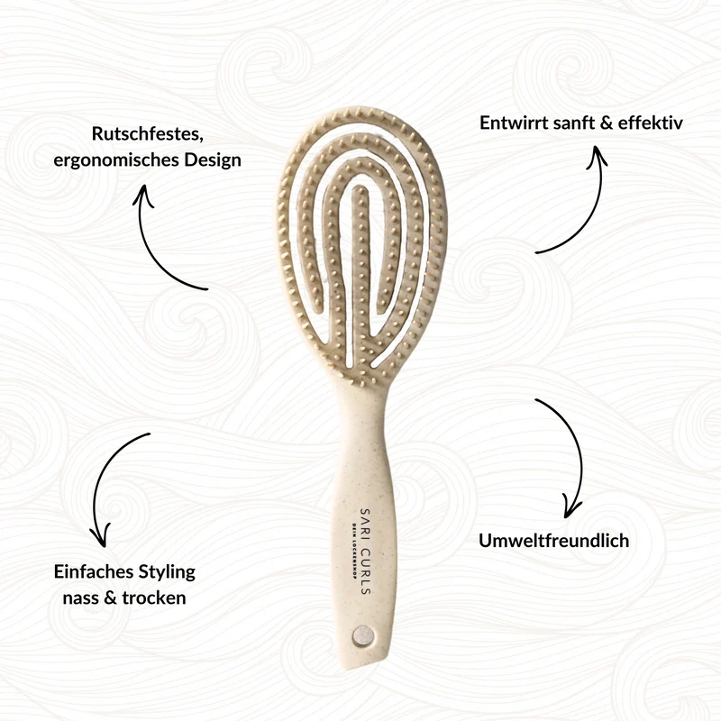 SARI CURLS | Scalp & Detangle Brush Set