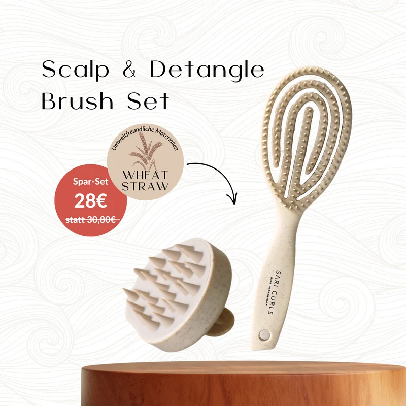 SARI CURLS | Scalp & Detangle Brush Set