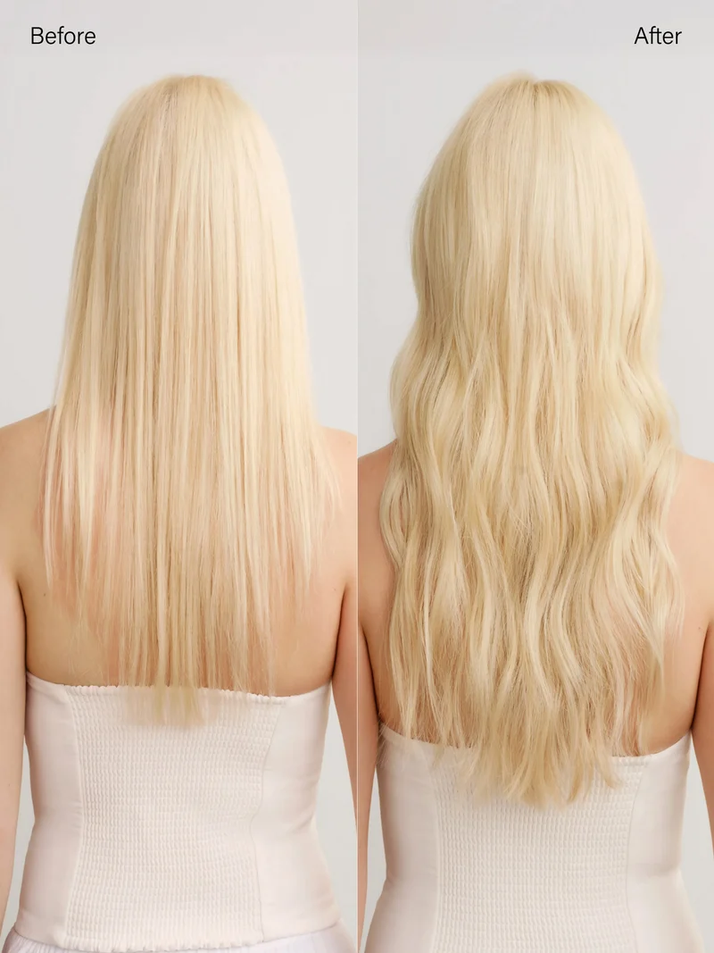 18" Dimensional Beige Blonde Effortless Tape-Ins The Total Transformation Kit (135g)