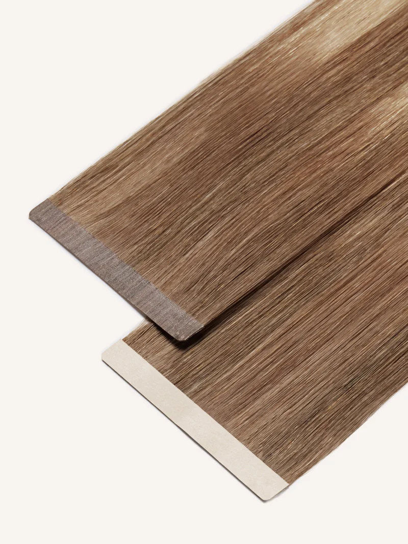 18" Chestnut Blonde Balayage Effortless Tape-Ins The Total Transformation Kit (135g)