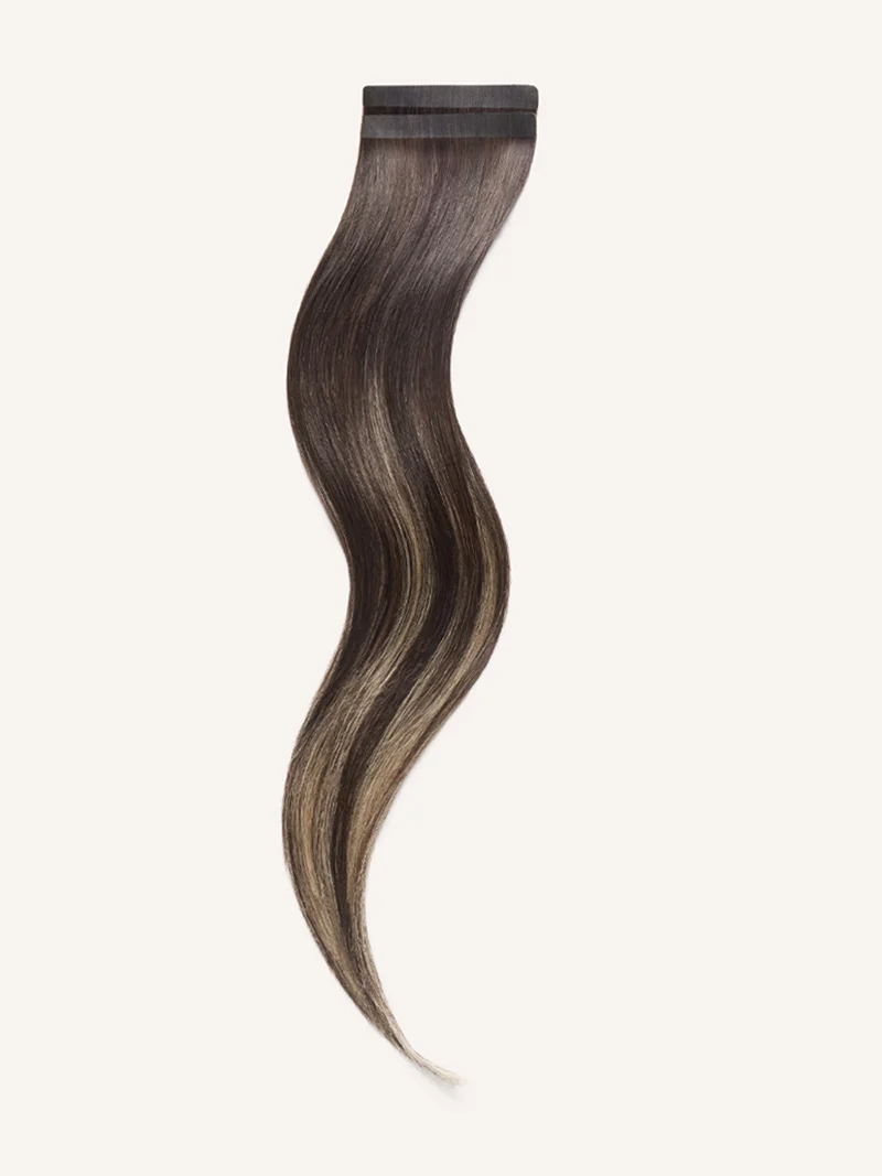 18" Effortless Tape-Ins Espresso Brown Balayage (45g)