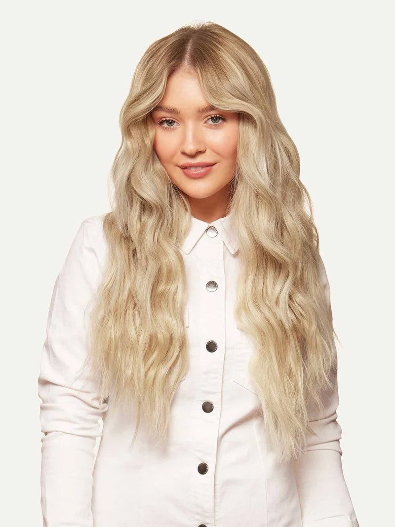20" Dimensional Beige Blonde Halo® Hair Extensions (180g)