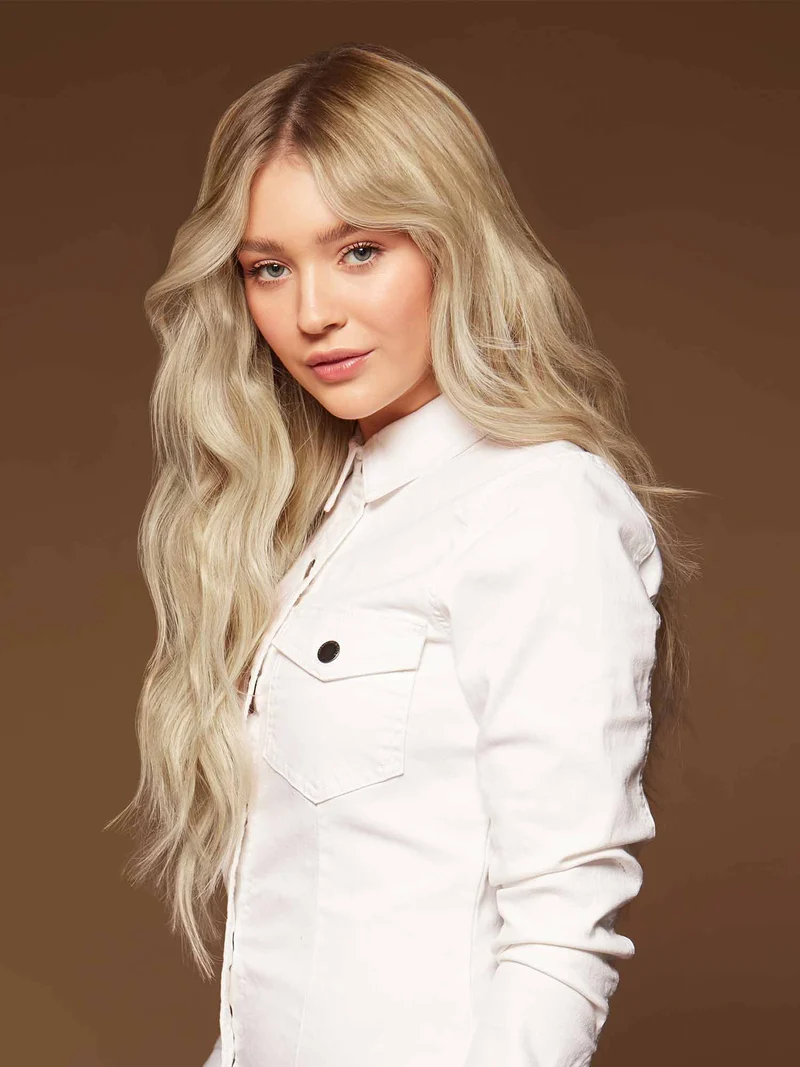 20" Dimensional Beige Blonde Halo® Hair Extensions (180g)