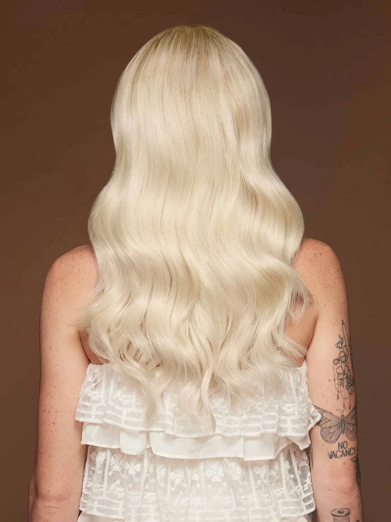 12" Platinum Blonde Halo® Hair Extensions (150g)