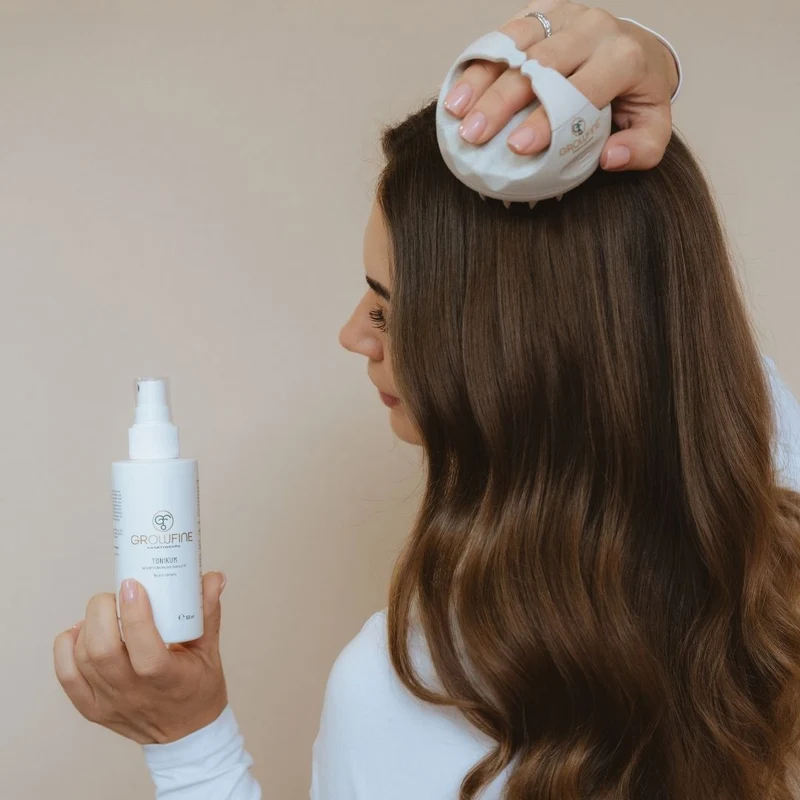 Scalp-Brush (grün/creme)