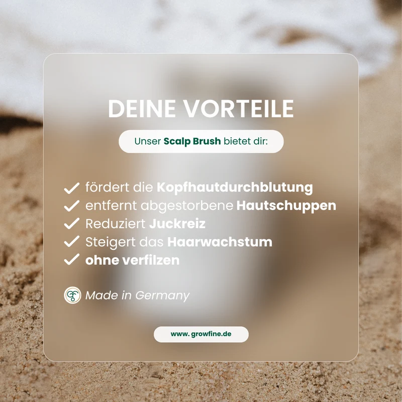 Scalp-Brush (grün/creme)