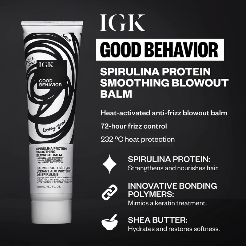 GOOD BEHAVIOR Spirulina Protein Smoothing Blowout Balm 150ml