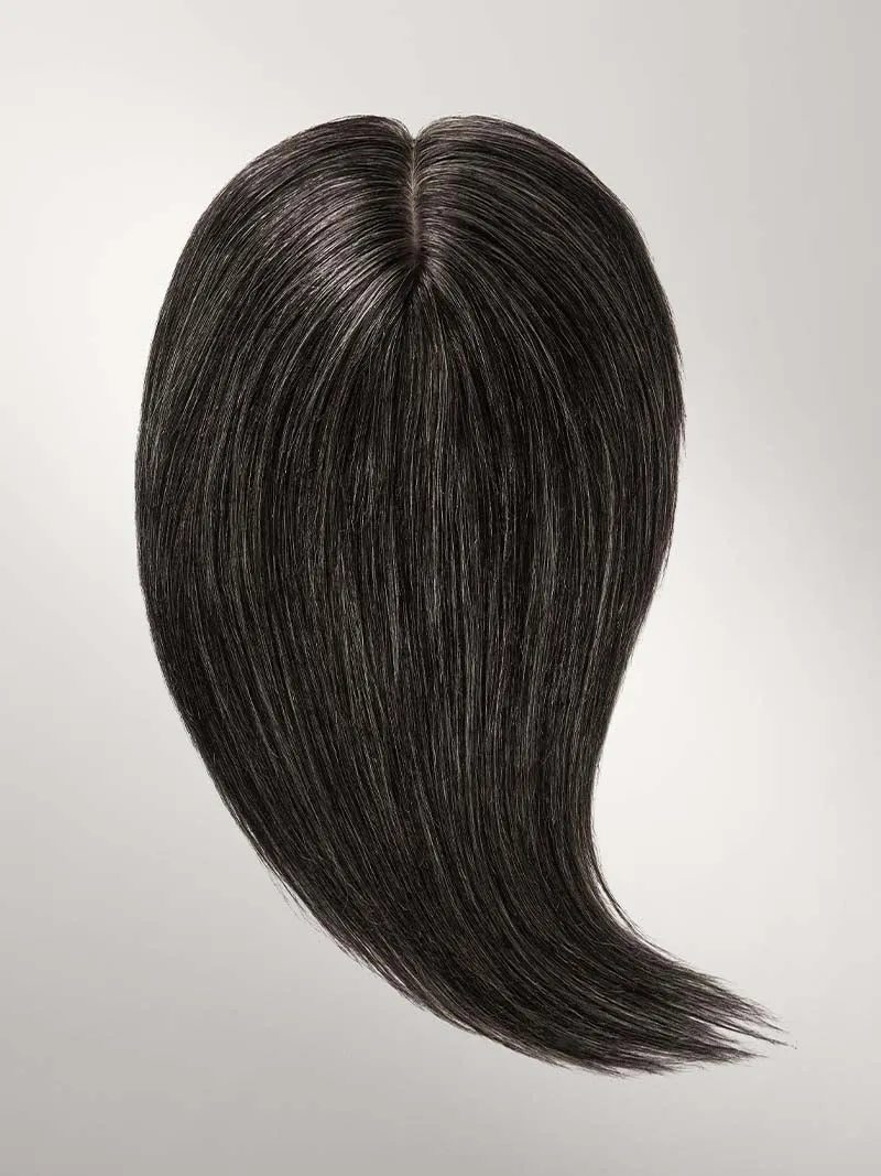 14" Dark Gray Hair Topper & 12” Thinning Hair Fill-Ins Bundle (115g)