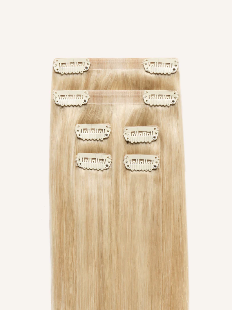 20" Dimensional Light Golden Blonde Root Melt Thinning Hair Fill-Ins (95g)