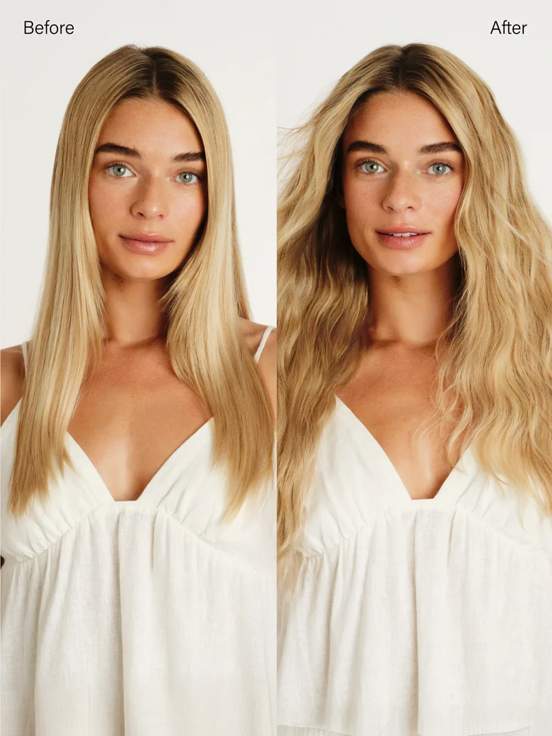 20" Dimensional Caramel Honey Blonde Root Melt Thinning Hair Fill-Ins (95g)