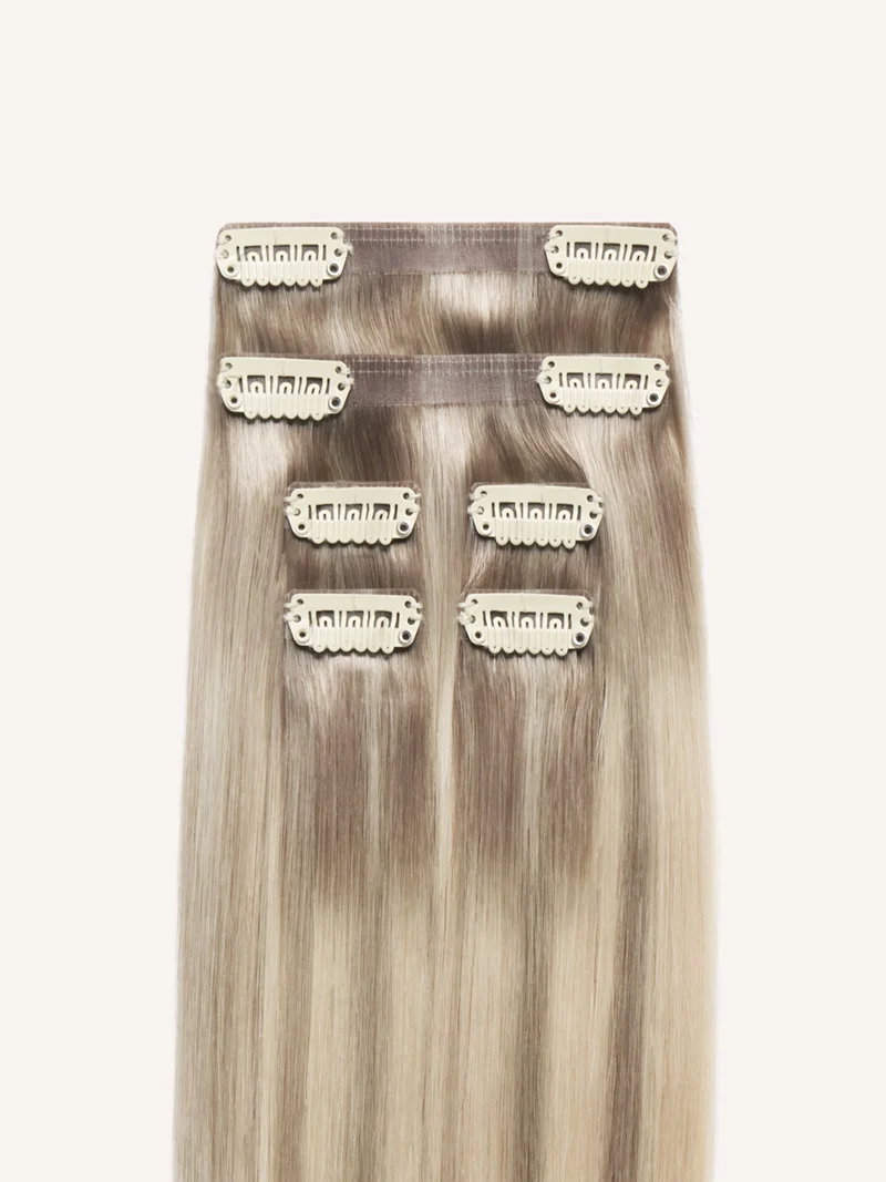 20" Dimensional Rooted Platinum Pearl Blonde Thinning Hair Fill-Ins (95g)