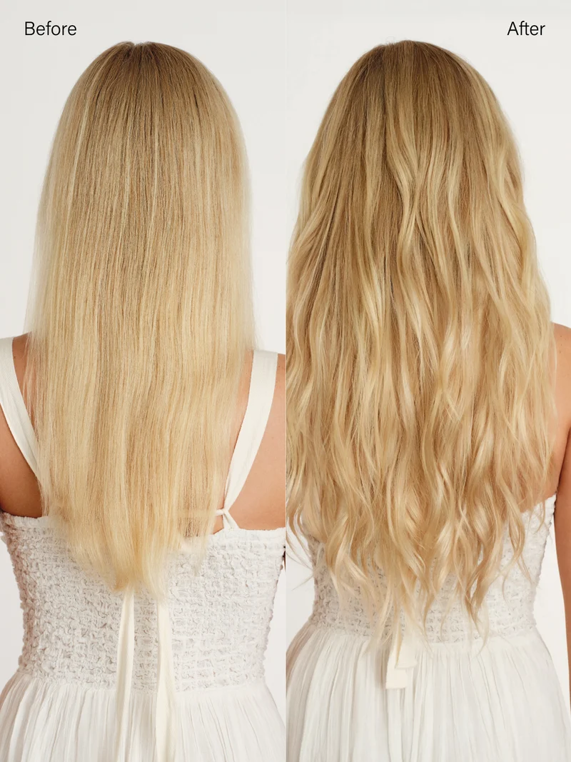 20" Dimensional Light Golden Blonde Root Melt Halo® Hair Extensions (180g)