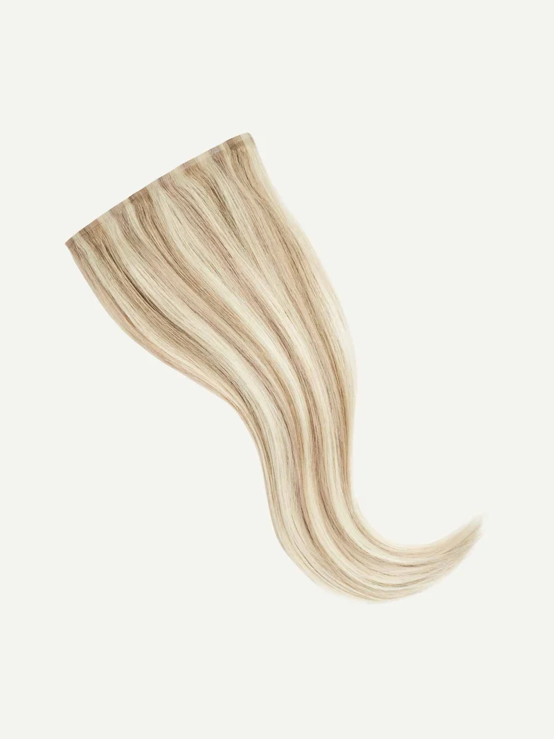 16" Seamless Beige Blonde Balayage Clip-Ins (160g)