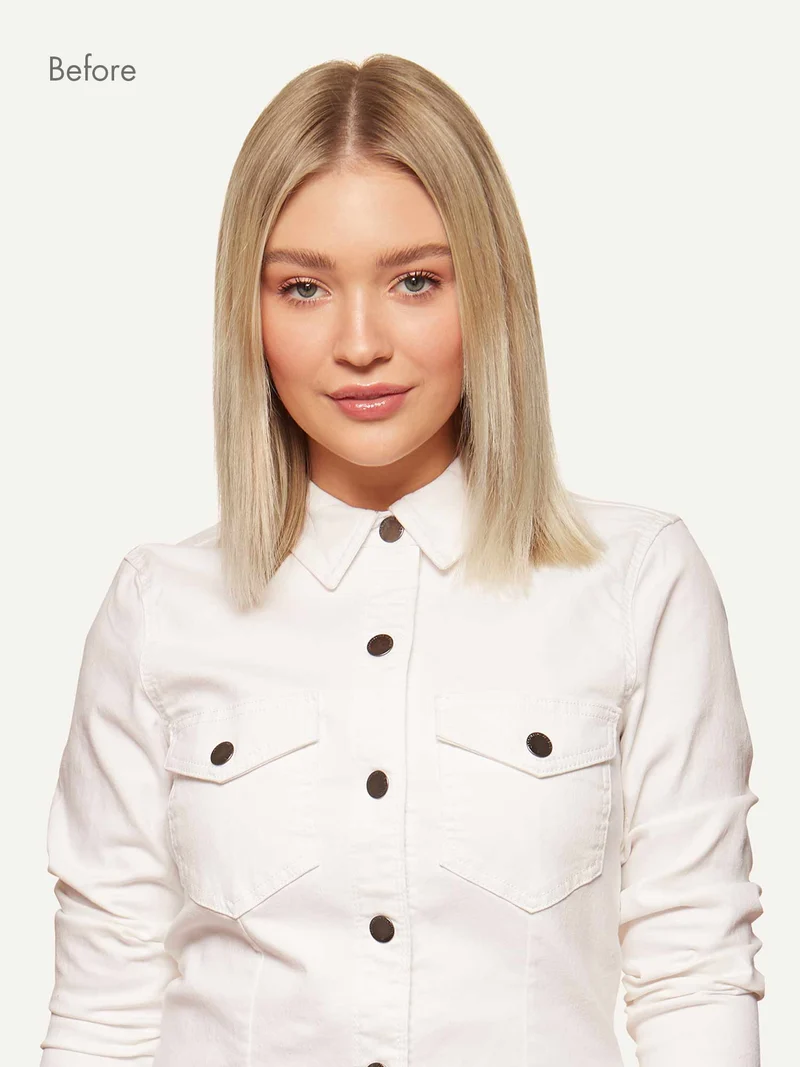 16" Seamless Dimensional Beige Blonde Clip-Ins (160g)