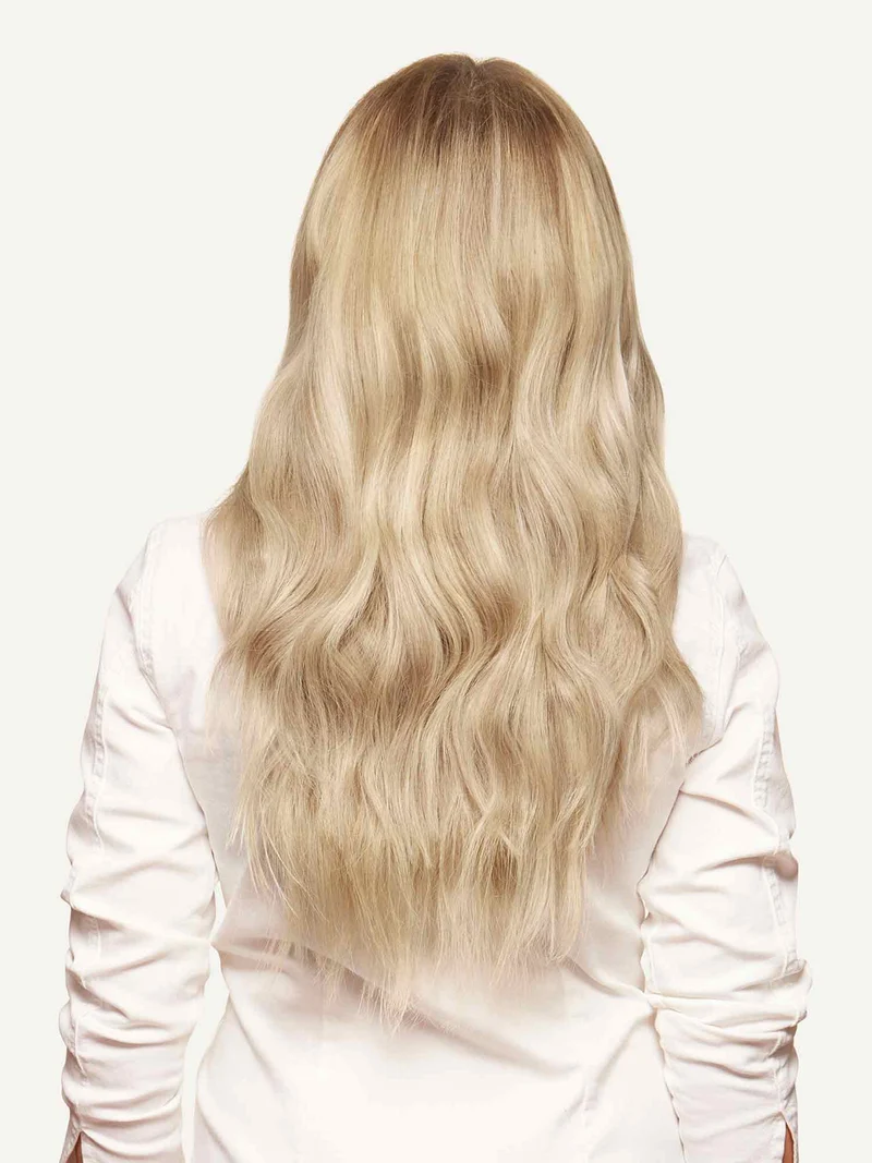 16" Seamless Dimensional Beige Blonde Clip-Ins (160g)