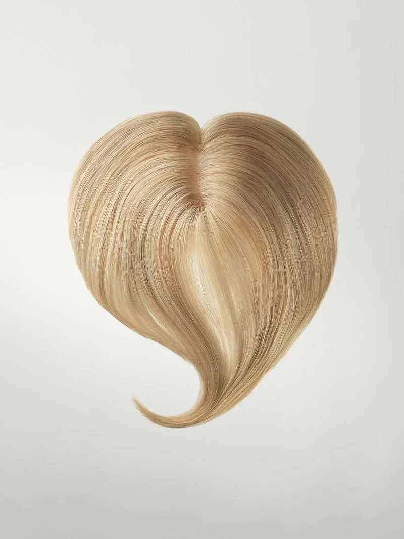 12” Dimensional Beige Blonde Seamless & Clip-In Curtain Bangs Bundle (167g)