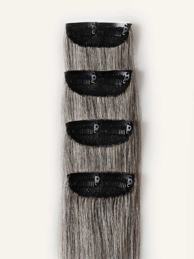 12" Light Gray Scalp Hair Fill-Ins (30g)