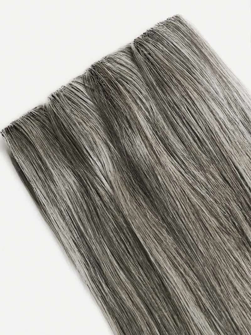 12" Light Gray Scalp Hair Fill-Ins (30g)