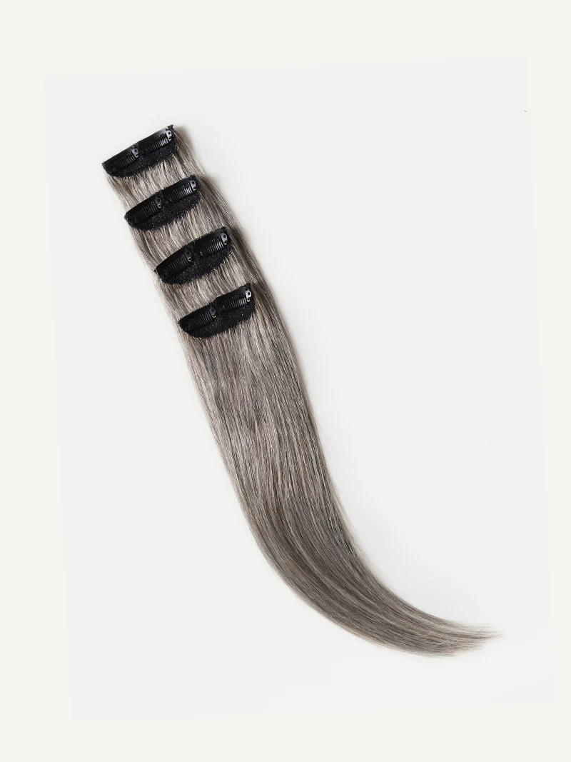 12" Light Gray Scalp Hair Fill-Ins (30g)