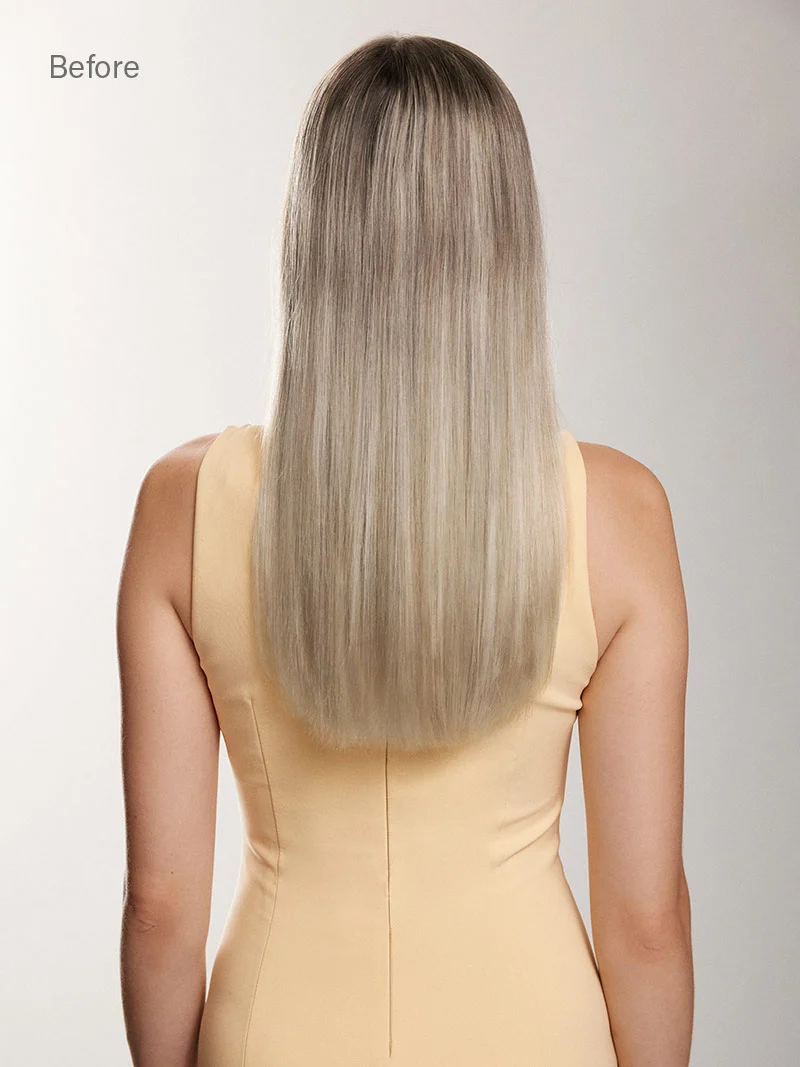 20" Classic Clip-Ins Dimensional Rooted Ash Blonde (160g)