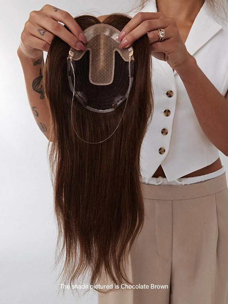 14" Dirty Blonde Hair Topper & 12” Halo® Bundle (215g)
