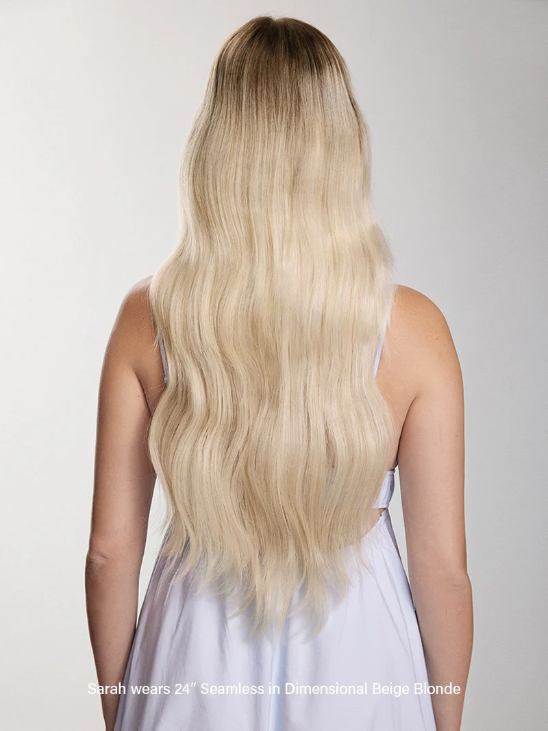 24" Seamless Dimensional Rooted Honey Espresso Clip-Ins (240g)